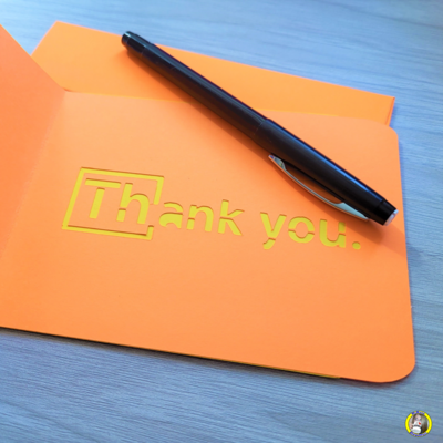 Thank You (Th) Card