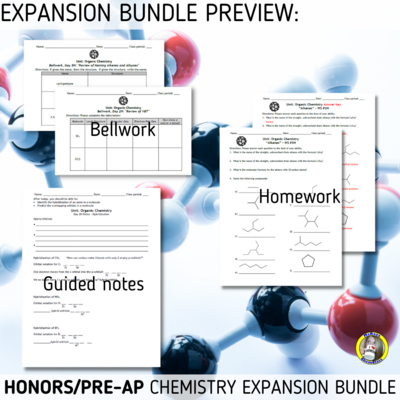 Lesson Plan Bundle: Organic Chemistry