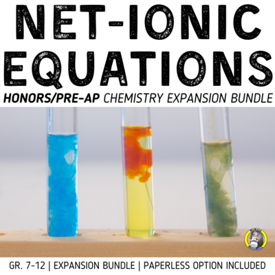 Chemical Reactions: Honors Expansion Bundle