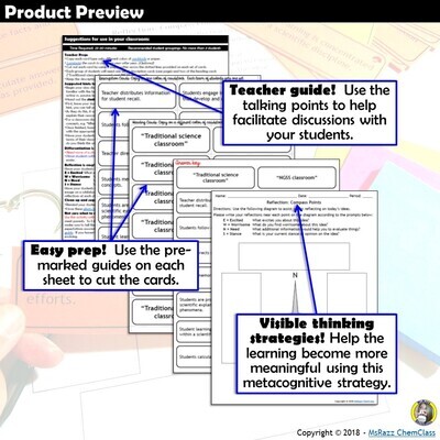 Student Introduction to the NGSS - Card Sort Activity