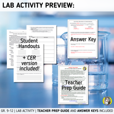 Lab Activity: Observations of a Chemical Reaction