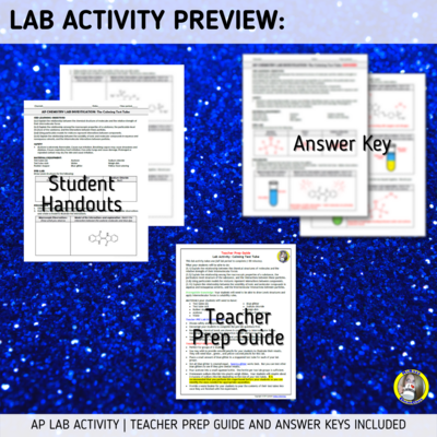 AP Laboratory Investigation: The Calming Test Tube (Blue Glitter Lab)