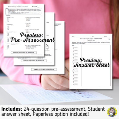 Chemistry Concept Inventory Pre-Assessment