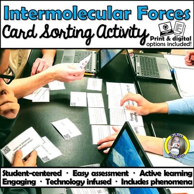 Intermolecular Forces - Card Sort Activity