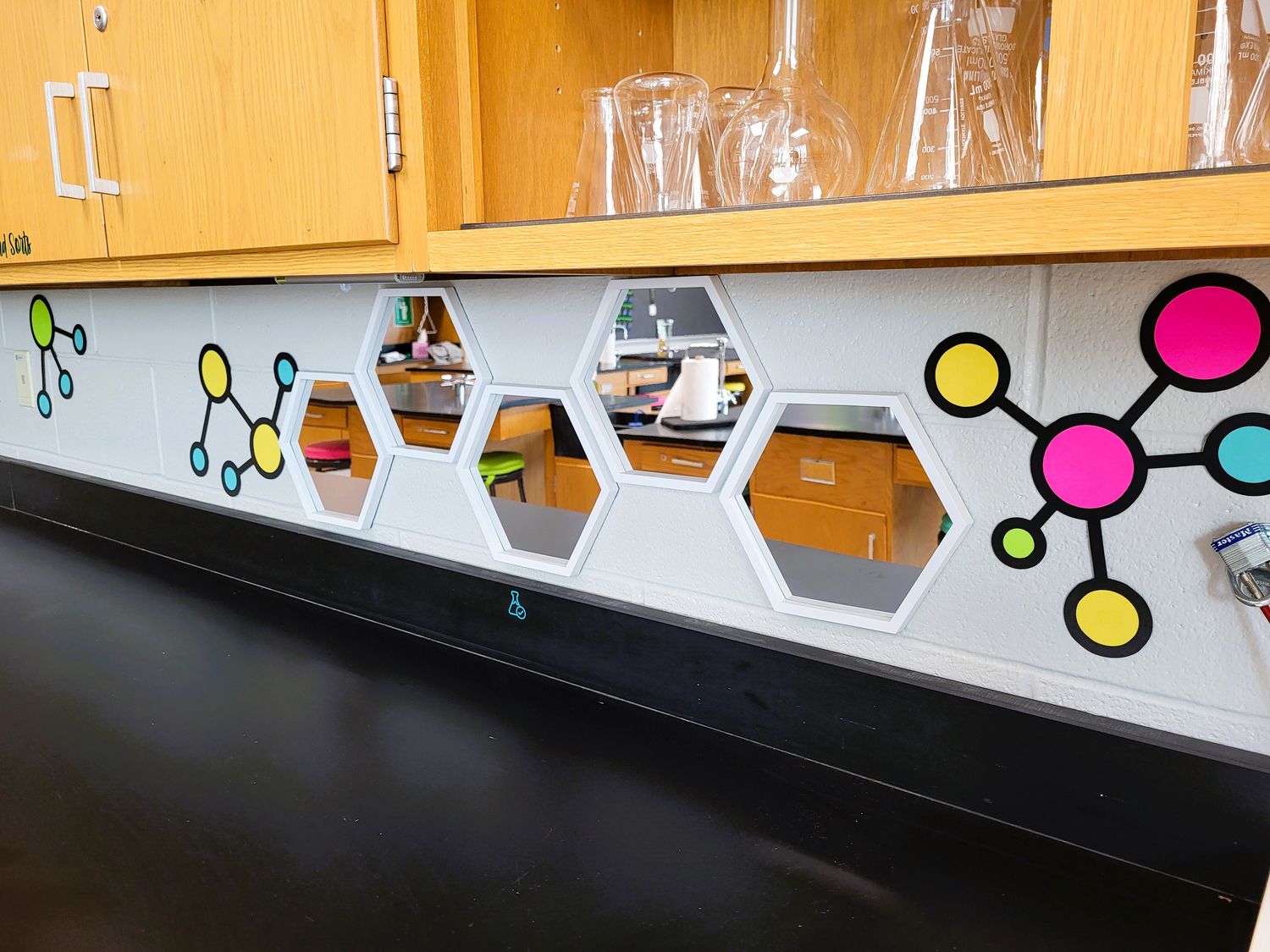 Molecule Decal (~8-10 in)