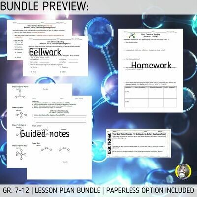 Lesson Plan Bundle: Ionic and Covalent Bonding