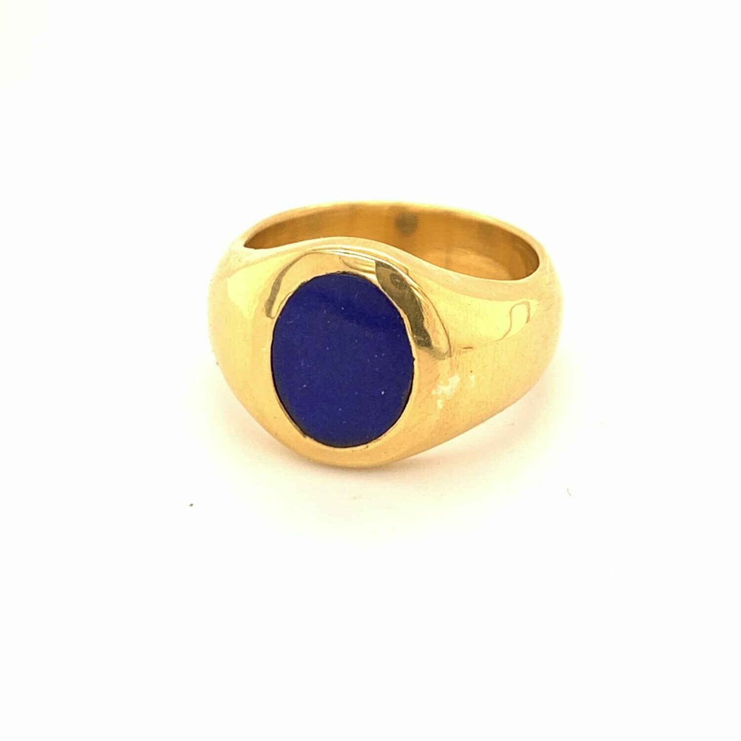 Unadulterated Gold Lapis Lazuli Ring