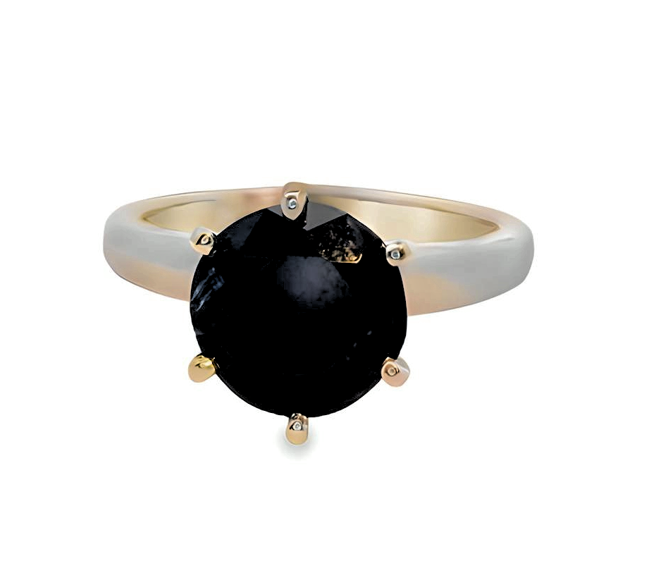 2.54 ct round Burmese Sapphire 5.29gm