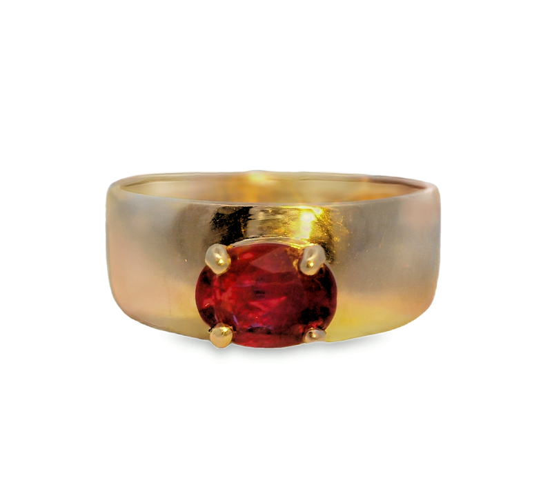 0.90crt Burmese Ruby 4.39gm 14k