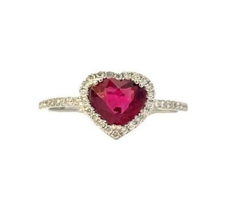 1.02 unheated Burmese Ruby 0.21 Diamond 1.68 gm