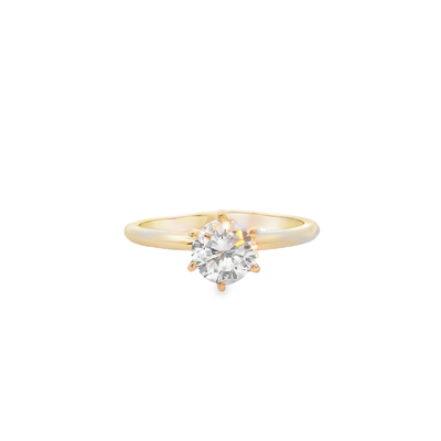 Elegant Diamond Engagement Ring | Custom Gemstone Jewelry by David Porter Jewelry