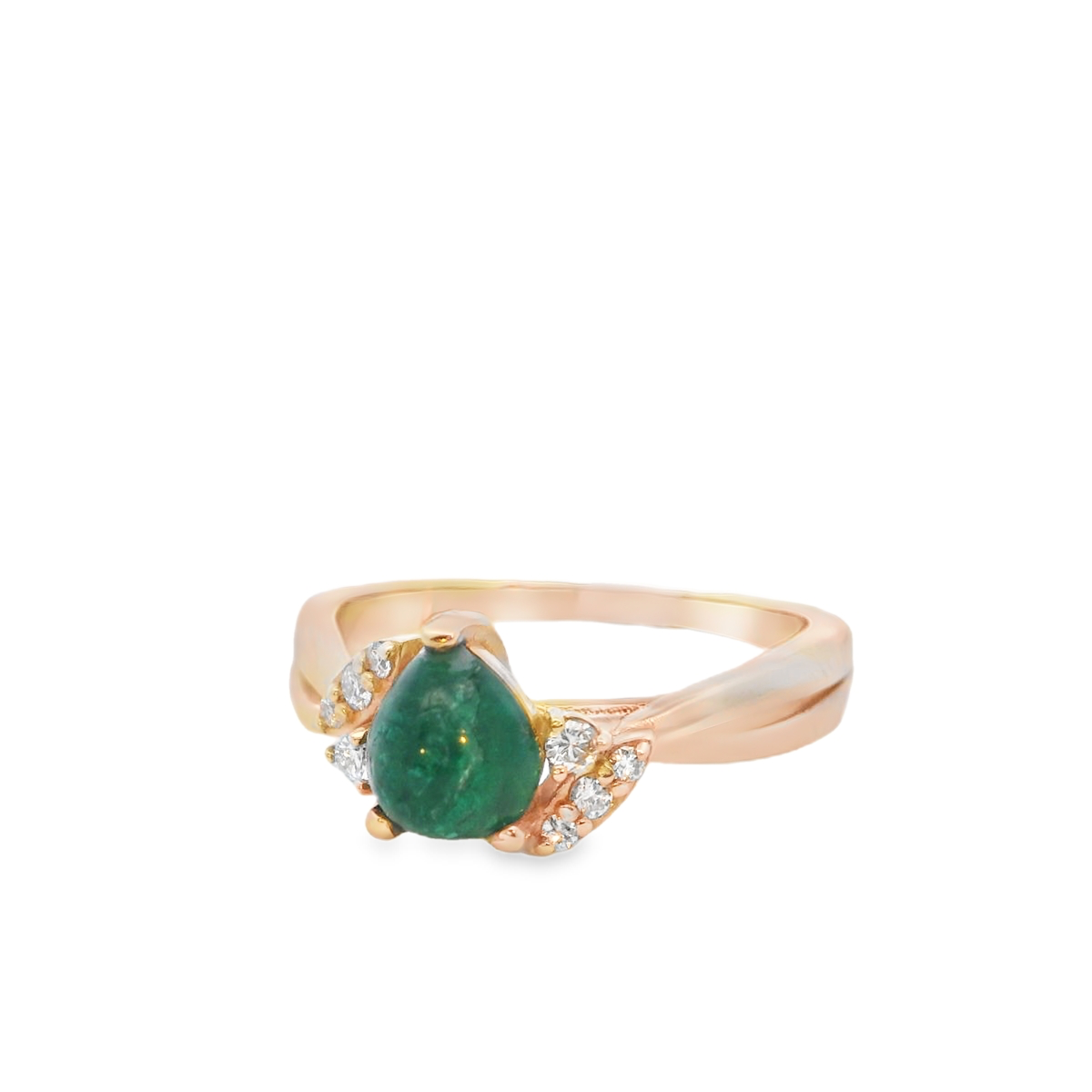 Tsavorite Garnet & Diamond Ring