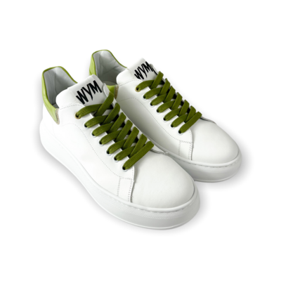 Sneaker  platform bianco e verde