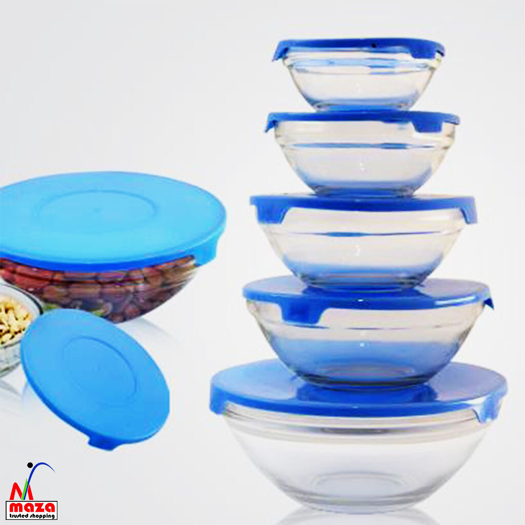 Cooking bowl Glass Multi Functional  5 Piece Set