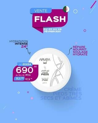 Crème pieds super hydratante
Soins pour le corps