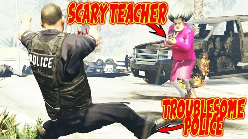 Scary teacher {GTA5 MODS}
