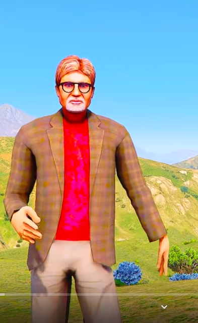 Amitabh Bacchan Mod Cartoony {GTA5 MODS}