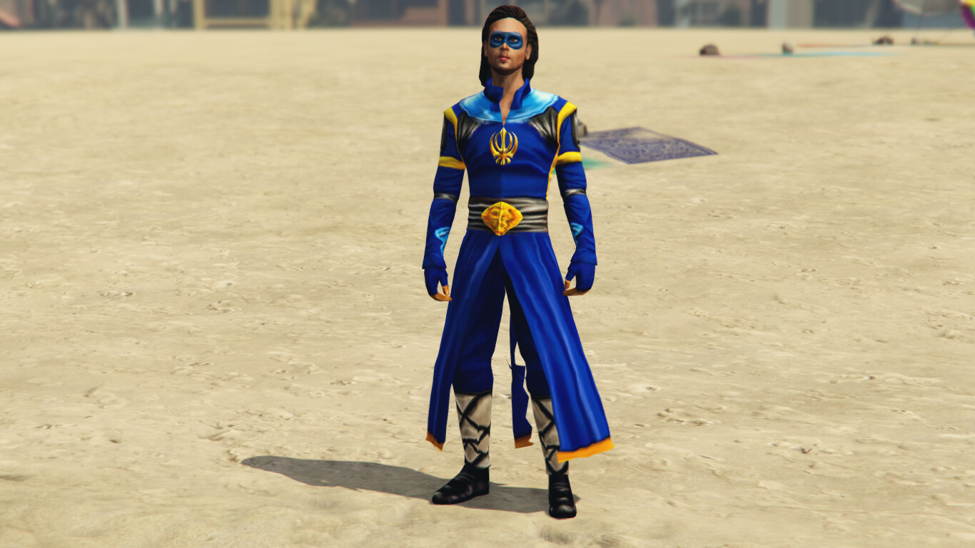Flying Jatt Tiger shroff with turban and without it pack of 2 {GTA5 MODS}