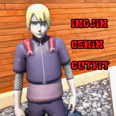INOJI GENIN OUTFIT AND ACADEMY OUTFIT 2 IN 1 COMBO ADDON PED NARUTO [ GTA 5 ]