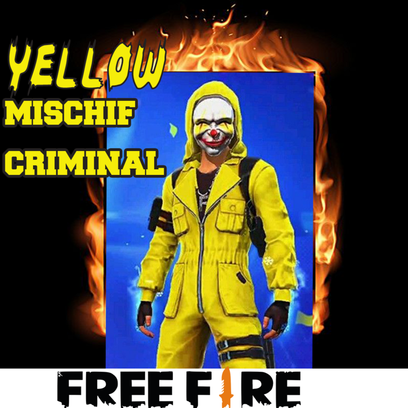 FREEFIRE YELLOW CRIMINAL MISCHIF ADDON PED GTA 5