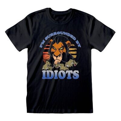 König der Löwen T-Shirt Surrounded By Idiots
