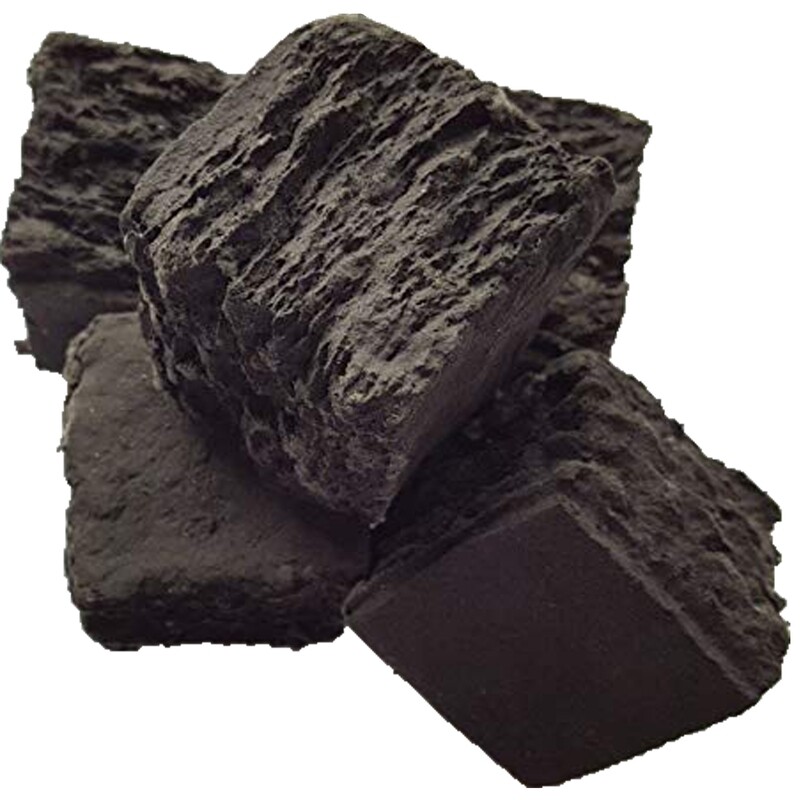 20 Extra Large Square Gas Fire Coals. Ceramic Replacements For Gas Fires, Fire Pits (6cm)