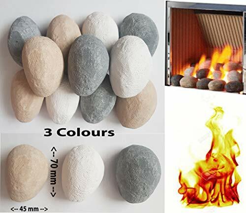 CLEARANCE!!! MUST GO!! 14 WOW!!Replacement Mixed Sized Gas Fire Pebbles 