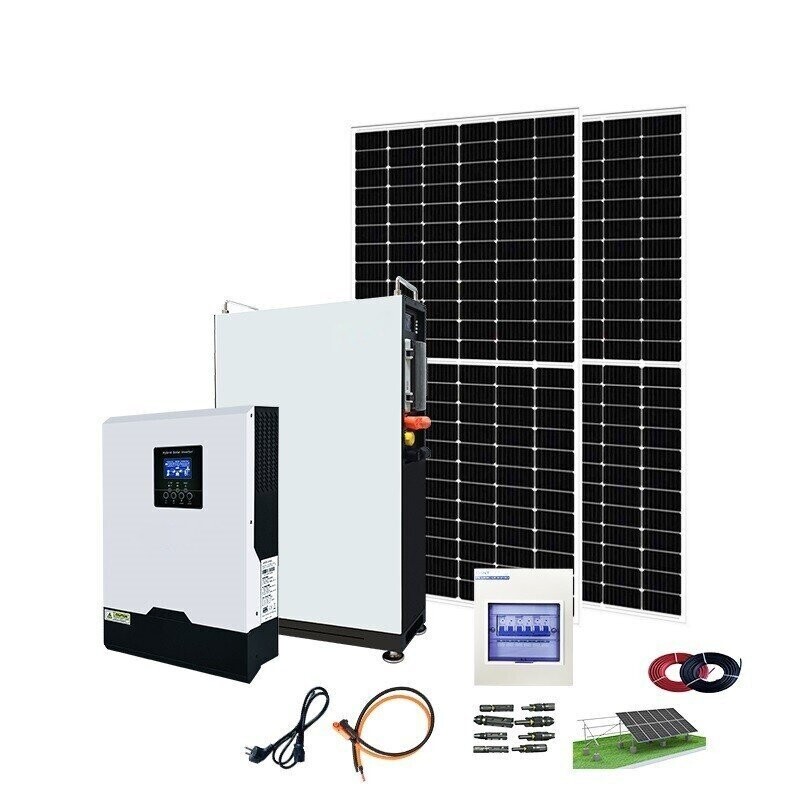 5000 Watt Hybrid Solaranlage mit Lithium Batteriespeicher