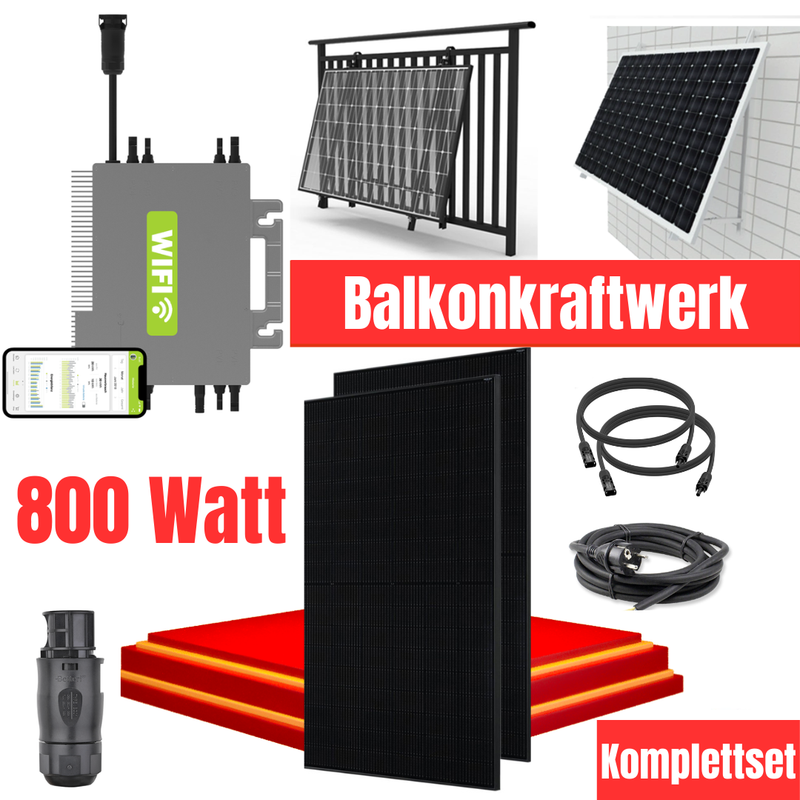 800 Watt Photovoltaik Balkonkraftwerk 800 Watt Photovoltaik Balkonkraftwerk