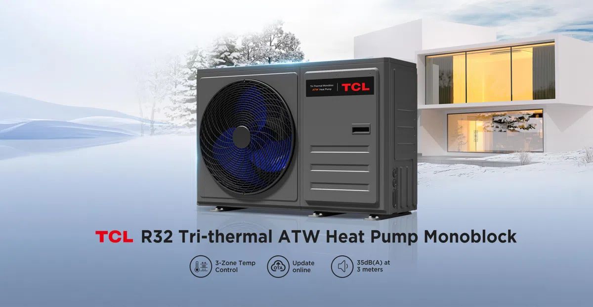 TCL R32 Tri-thermal 12 kW Monoblock Wärmepumpe | Luft Wasser | BAFA-förderfähig