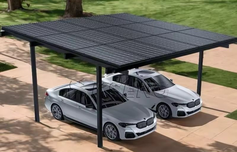 1,320 MW PV-Komplettanlage – Carport-Komplettset für 400 Parkplätze