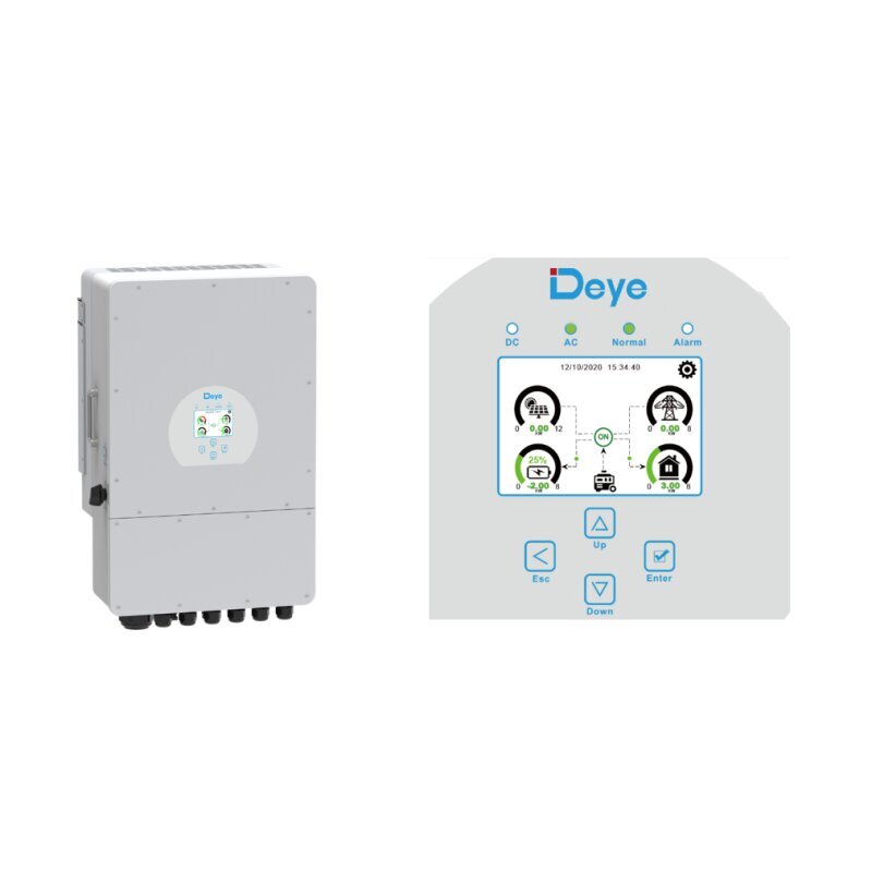 6000 Watt / 6kW Photovoltaik-Komplettanlage, 5 kWh Speicherkapazität – Hybrid inklusive komplettem Montagesystem