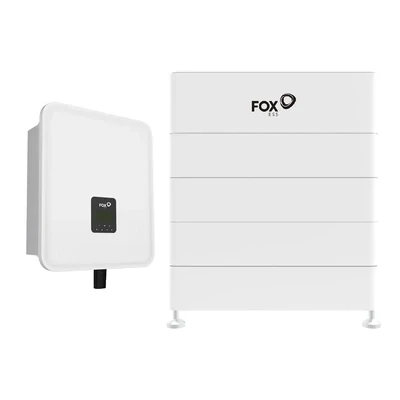 10 kWp PV-Anlage Hybrid FOX , 12,09 kWh Batteriespeicher, Full Black Modulen und Montagesystem