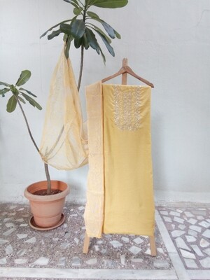 Tuscany yellow silk dress 