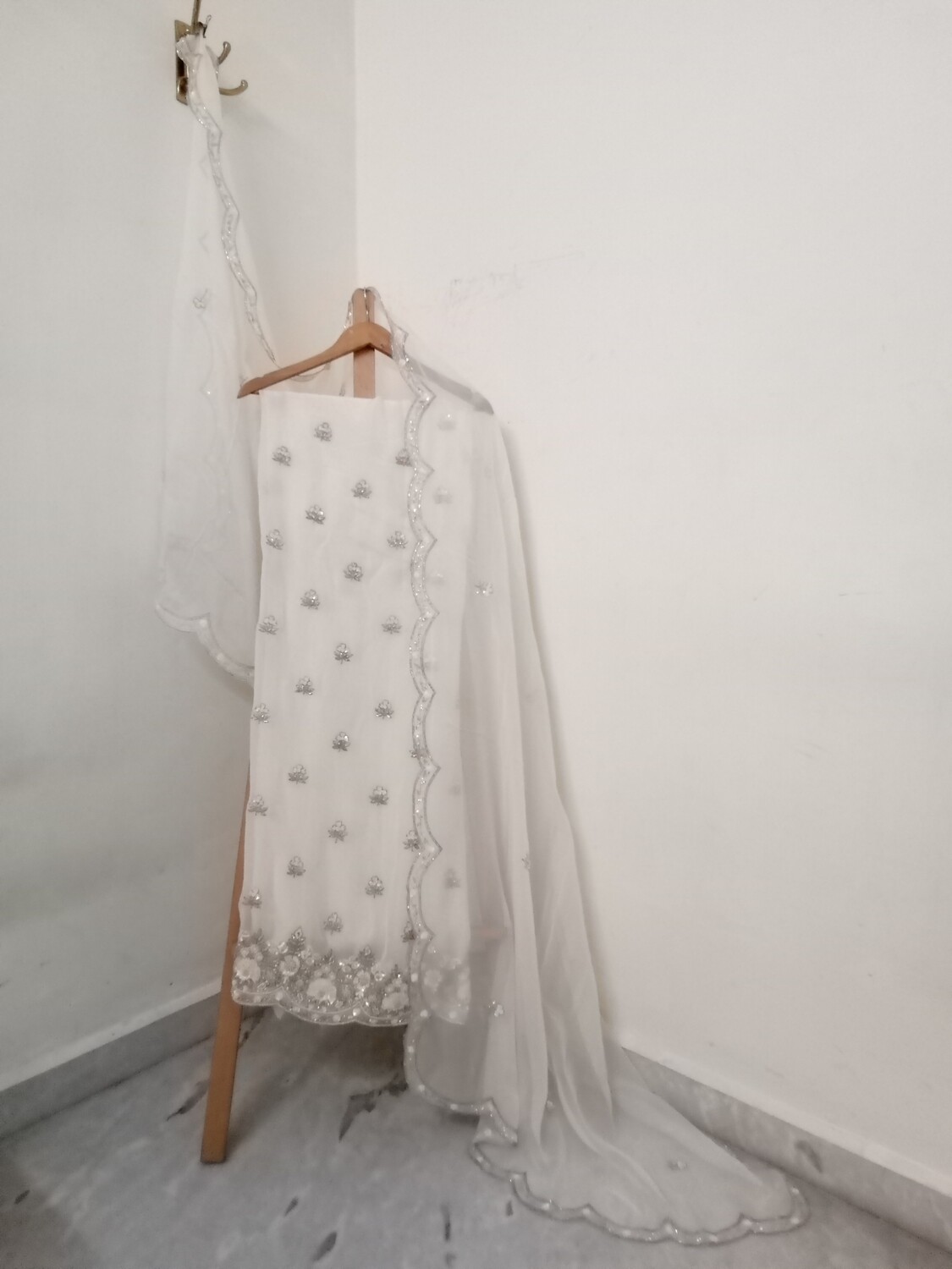 White Organza Dress