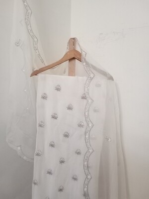 White Organza Dress