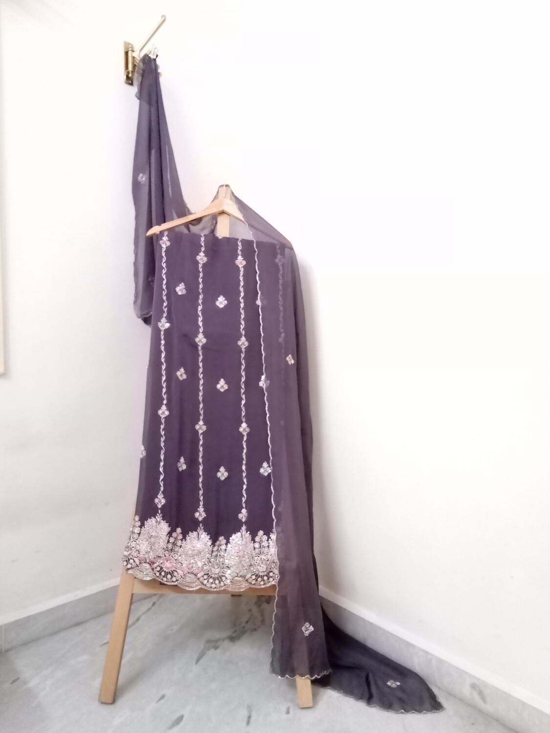 Lavender Organza Dress