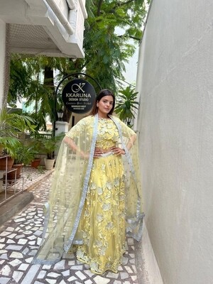 Lemon Yellow Lehenga