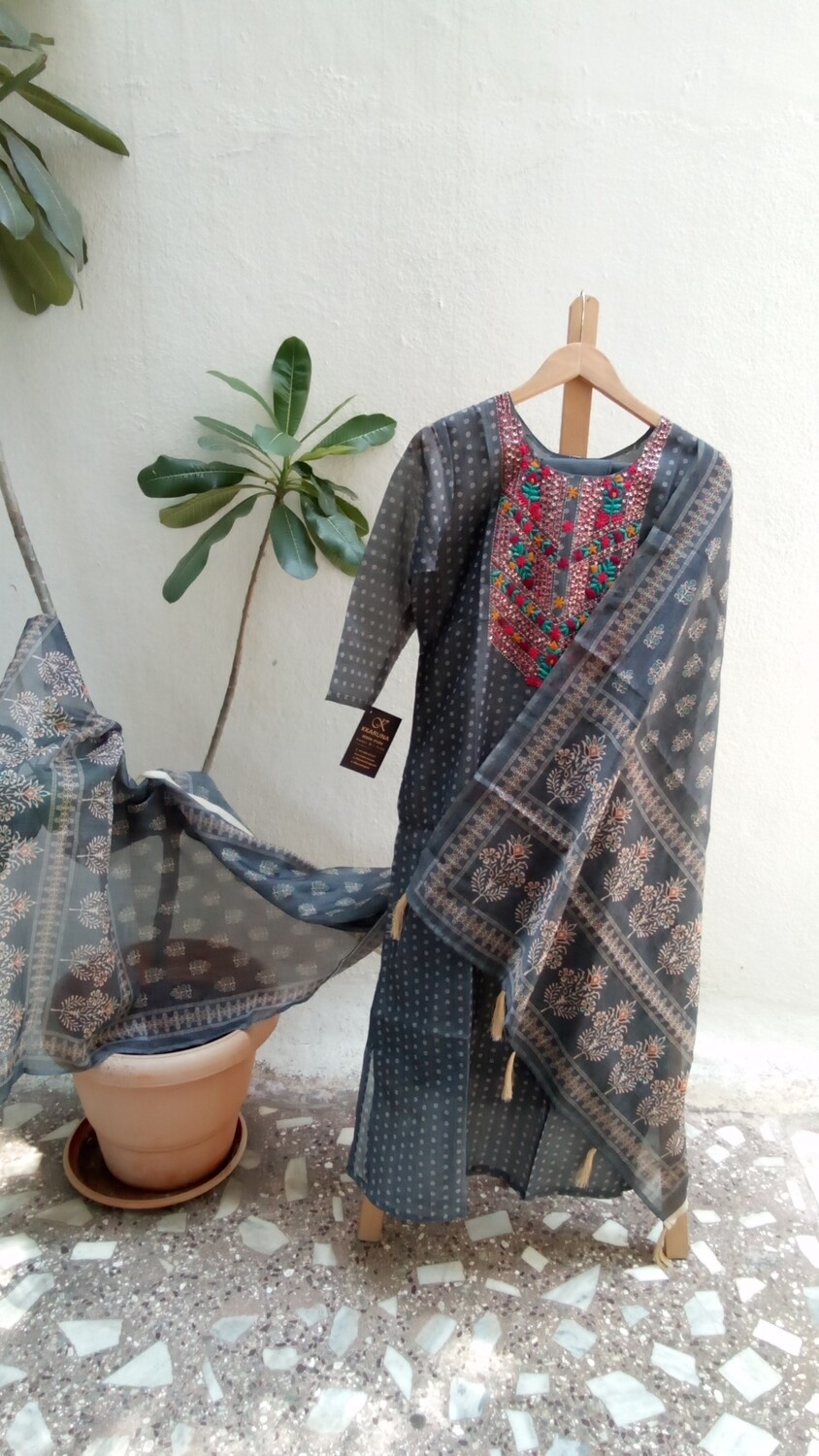 Chanderi dress