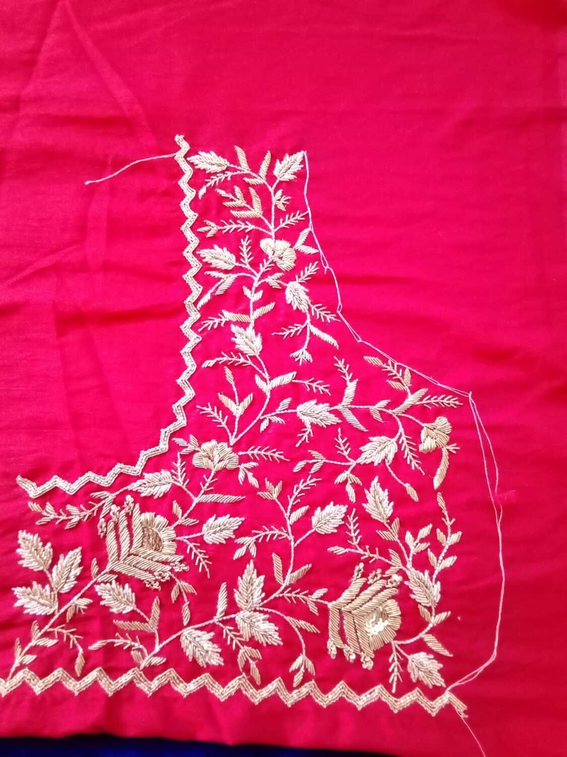 Red bridal blouses