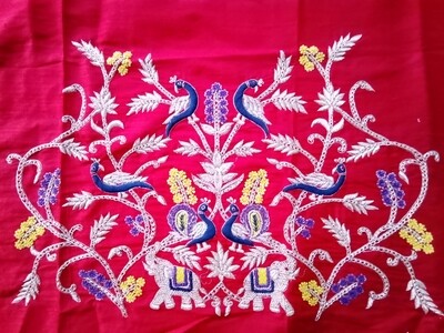  Red Bridal blouse