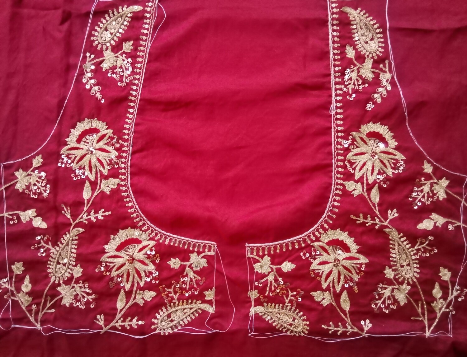 Maroon Bridal blouse