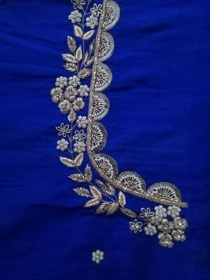  Blue Bridal blouse