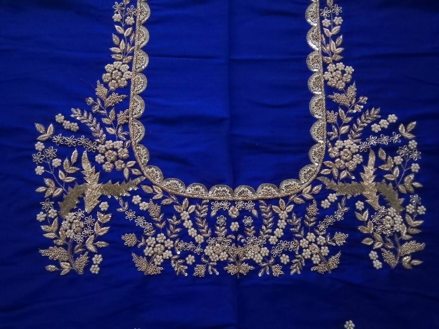  Blue Bridal blouse