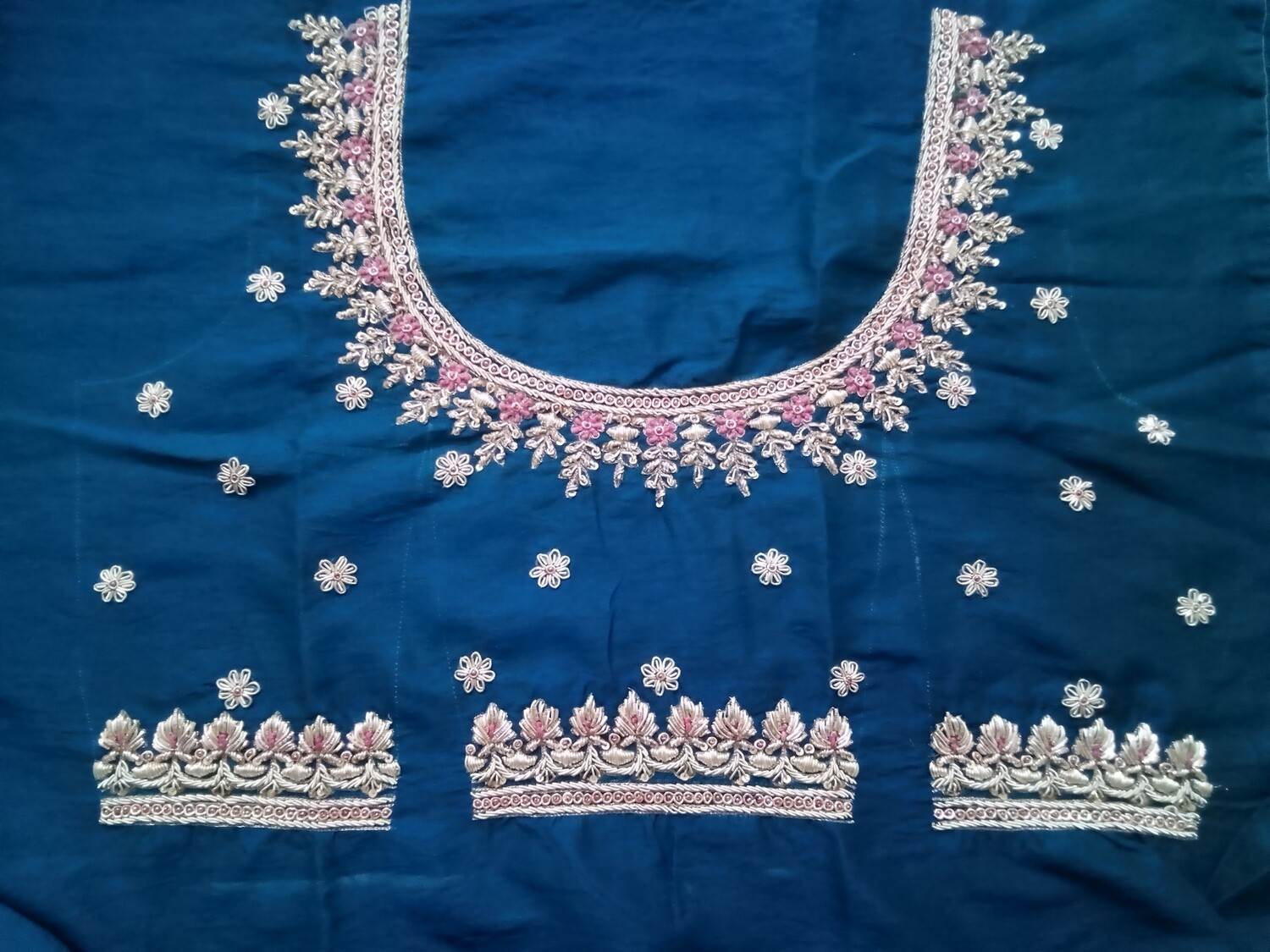  Navy Blue Bridal blouse