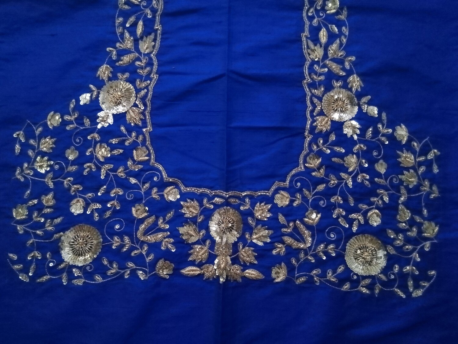 Blue Bridal blouse