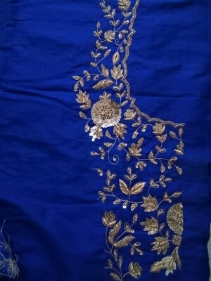 Blue Bridal blouse