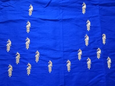 Blue Bridal blouse