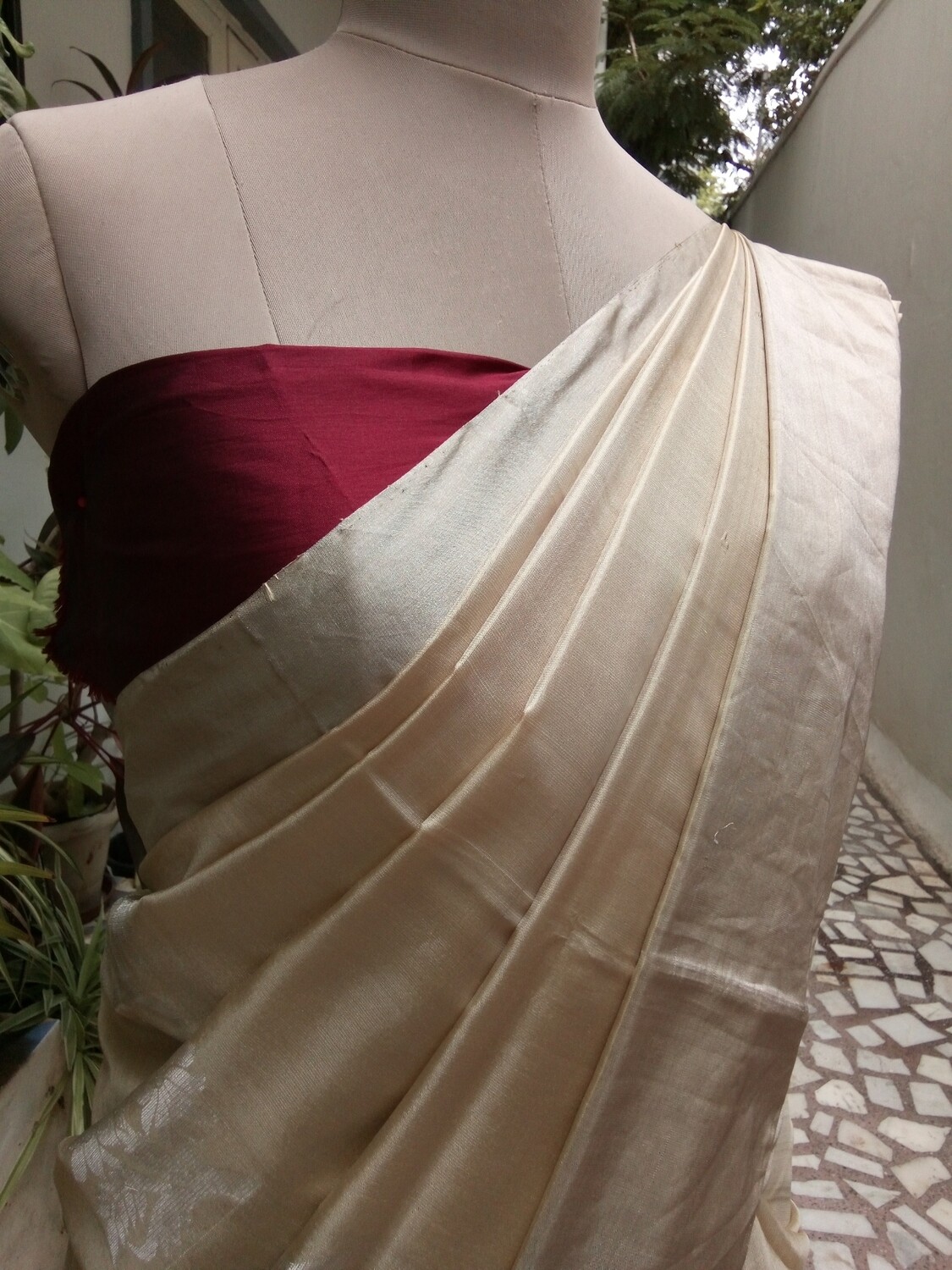 Golden uppada silk saree .