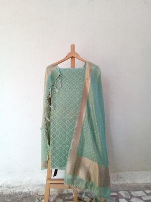 Chenderi pista green dress 